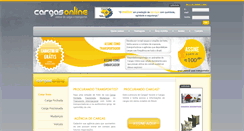 Desktop Screenshot of cargasonline.com.br